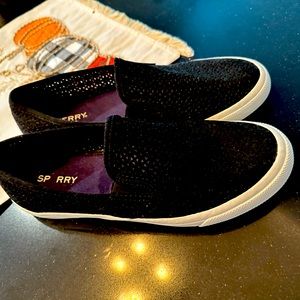 Sperry Topsiders women’s Black , size 10